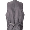 image:imageGioberti Mens 5 Button Tailored Collar Formal Herringbone Tweed Suit Vest104  Gray Plaid