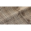 image:imageGioberti Mens 5 Button Tailored Collar Formal Herringbone Tweed Suit Vest105  Brown Plaid