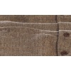 image:imageGioberti Mens 5 Button Tailored Collar Formal Herringbone Tweed Suit Vest32  Umber Checked