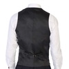 image:imageGioberti Mens 5 Button Tailored Collar Formal Herringbone Tweed Suit Vest62  Gray Multicolor Graph