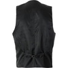 image:imageGioberti Mens 5 Button Tailored Collar Formal Herringbone Tweed Suit Vest70  Charcoal Gray Herringbone
