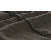 image:imageGioberti Mens 5 Button Tailored Collar Formal Herringbone Tweed Suit Vest81  Olive Graph