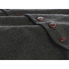 image:imageGioberti Mens 6 Button Formal Herringbone Tweed Vest1  Herringbone Charcoal