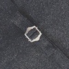 image:imageGioberti Mens 6 Button Formal Herringbone Tweed Vest1  Herringbone Charcoal