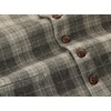 image:imageGioberti Mens 6 Button Formal Herringbone Tweed Vest108  Gray Plaid