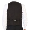 image:imageGioberti Mens 6 Button Formal Herringbone Tweed Vest51  Donegal Brown
