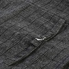 image:imageGioberti Mens 6 Button Formal Herringbone Tweed Vest55  Graph Black