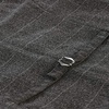 image:imageGioberti Mens 6 Button Formal Herringbone Tweed Vest57  Graph Gray