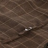 image:imageGioberti Mens 6 Button Formal Herringbone Tweed Vest59  Graph Light Brown