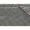 image:imageGioberti Mens 6 Button Formal Herringbone Tweed Vest6  Checkered Gray