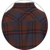 image:imageGioberti Mens Brushed Flannel 100 Cotton Plaid Checkered Shirt with Corduroy Contrast1151  Navy  Brown  Magenta