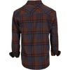 image:imageGioberti Mens Brushed Flannel 100 Cotton Plaid Checkered Shirt with Corduroy Contrast1151  Navy  Brown  Magenta