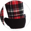 image:imageGioberti Mens Brushed Flannel 100 Cotton Plaid Checkered Shirt with Corduroy Contrast69  Red  Black  White Highlight