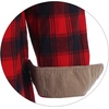 image:imageGioberti Mens Brushed Flannel 100 Cotton Plaid Checkered Shirt with Corduroy Contrast74  Red  Navy
