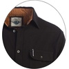 image:imageGioberti Mens Brushed Flannel 100 Cotton Plaid Checkered Shirt with Corduroy ContrastBlack C