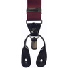 image:imageGioberti Mens Convertible Suspenders Bow Tie and Hanky SetBurgundy Set  Style 3