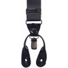 image:imageGioberti Mens Convertible Suspenders Bow Tie and Hanky SetDark Gray Set  Style 3