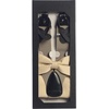 image:imageGioberti Mens Convertible Suspenders Bow Tie and Hanky SetKhaki Set  Style 3