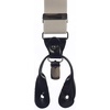 image:imageGioberti Mens Convertible Suspenders Bow Tie and Hanky SetLight Gray Set  Style 3