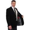 image:imageGioberti Mens Cotton Velvet Blazer JacketBlack