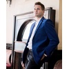 image:imageGioberti Mens Cotton Velvet Blazer JacketRoyal Blue