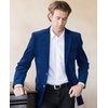 image:imageGioberti Mens Cotton Velvet Blazer JacketRoyal Blue