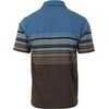 image:imageGioberti Mens Double Striped Contrast Polo Shirt with Pocket  Yarn DyeCobalt  Style 931