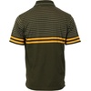 image:imageGioberti Mens Double Striped Contrast Polo Shirt with Pocket  Yarn DyeHunter  Style 9327