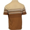image:imageGioberti Mens Double Striped Contrast Polo Shirt with Pocket  Yarn DyeIvory  Style 931