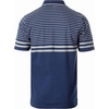 image:imageGioberti Mens Double Striped Contrast Polo Shirt with Pocket  Yarn DyeNavy B  Style 9327