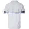image:imageGioberti Mens Double Striped Contrast Polo Shirt with Pocket  Yarn DyeWhite B  Style 9327