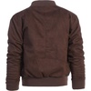 image:imageGioberti Mens Faux Suede Bomber Jacket with Warm Light Inner PaddingBrown