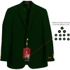 image:imageGioberti Mens Formal Blazer JacketHunter Green