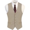 image:imageGioberti Mens Formal Suit Vest Fit for Business or Casual DressBeige