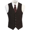 image:imageGioberti Mens Formal Suit Vest Fit for Business or Casual DressBrown