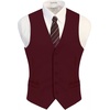 image:imageGioberti Mens Formal Suit Vest Fit for Business or Casual DressBurgundy