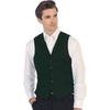 image:imageGioberti Mens Formal Suit Vest Fit for Business or Casual DressHunter Green