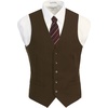 image:imageGioberti Mens Formal Suit Vest Fit for Business or Casual DressLight Brown