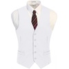 image:imageGioberti Mens Formal Suit Vest Fit for Business or Casual DressWhite