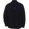 image:imageGioberti Mens Heavy Weight Cardigan Twisted Knit Regular Fit FullZipper SweaterBlack