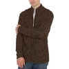 image:imageGioberti Mens Heavy Weight Cardigan Twisted Knit Regular Fit FullZipper SweaterBrown