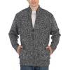 image:imageGioberti Mens Heavy Weight Cardigan Twisted Knit Regular Fit FullZipper SweaterCharcoal