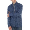 image:imageGioberti Mens Heavy Weight Cardigan Twisted Knit Regular Fit FullZipper SweaterNavy