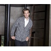 image:imageGioberti Mens Heavy Weight Cardigan Twisted Knit Regular Fit FullZipper SweaterNavy