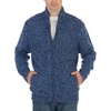 image:imageGioberti Mens Heavy Weight Cardigan Twisted Knit Regular Fit FullZipper SweaterNavy