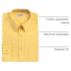 image:imageGioberti Mens Long Sleeve Solid Dress ShirtBanana