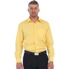 image:imageGioberti Mens Long Sleeve Solid Dress ShirtBanana
