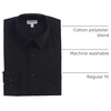 image:imageGioberti Mens Long Sleeve Solid Dress ShirtBlack