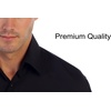 image:imageGioberti Mens Long Sleeve Solid Dress ShirtBlack