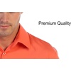 image:imageGioberti Mens Long Sleeve Solid Dress ShirtCoral